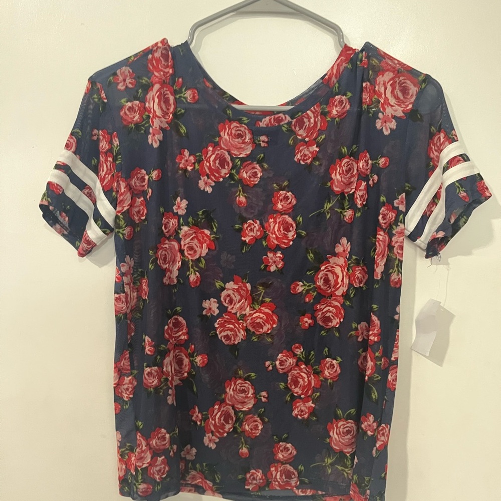 Floral Print Women's Top